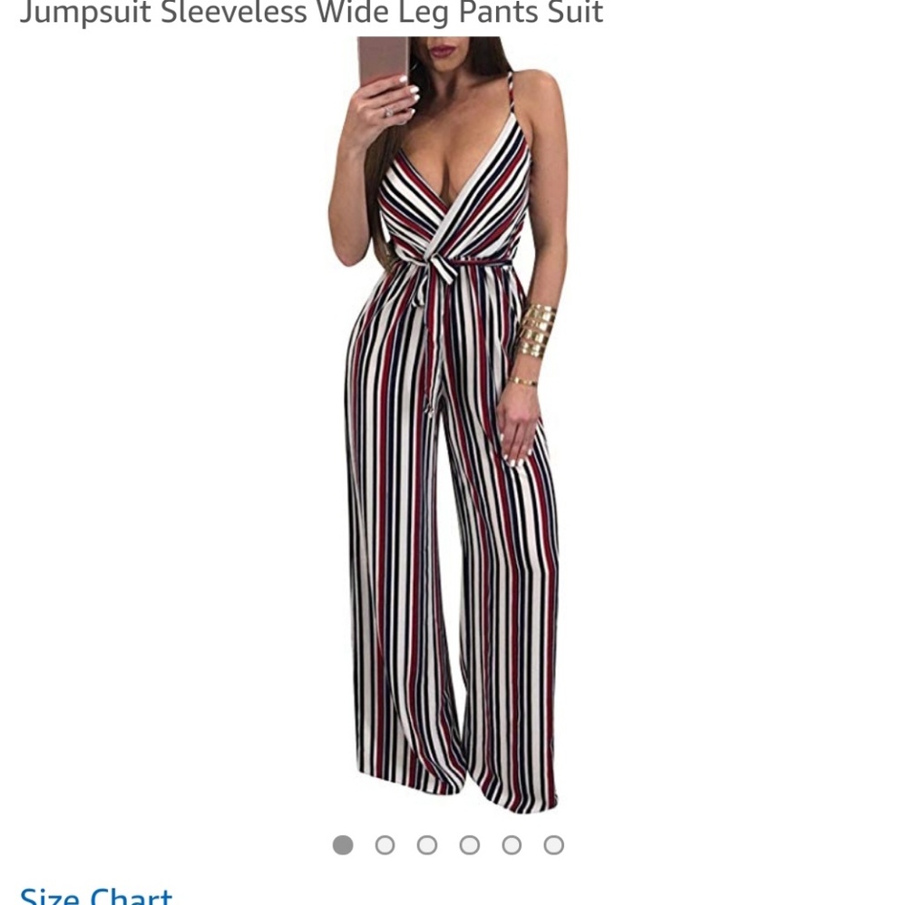 Women's Sexy Deep V Neck Strap Backless Tie Waist